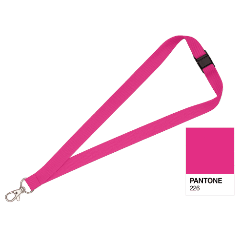 Printed 20mm Lanyard in Fuschia 226