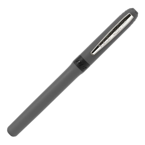 Promotional Printed BiC Grip Roller Pens in Dark Grey from Total Merchandise