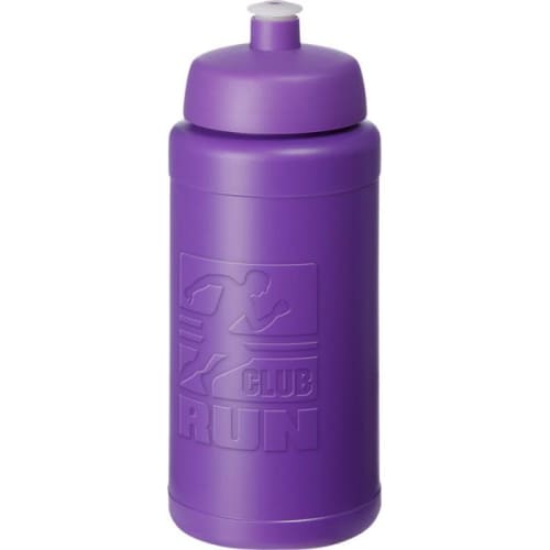 Personalised 500ml Baseline Rise Sports Bottle in Purple/Purple from Total Merchandise