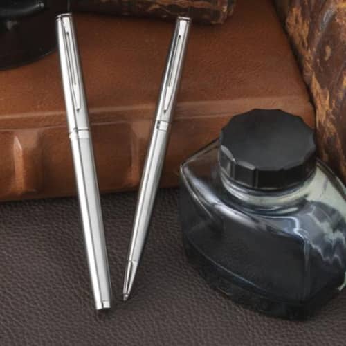 Lifestyle image of the Waterman Hemisphere Ballpens by Total Merchandise