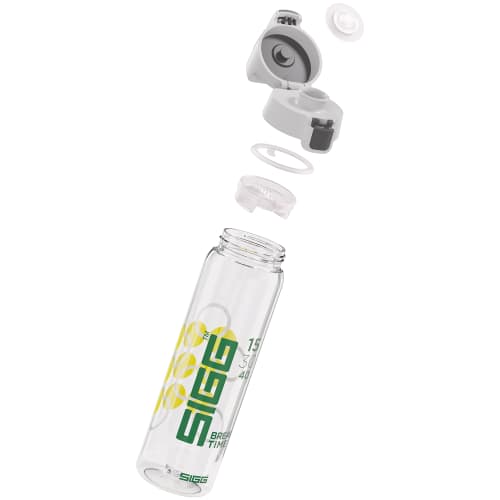 Branded SIGG 750ml Total Clear One My Planet Bottle in Clear/Anthracite from Total Merchandise