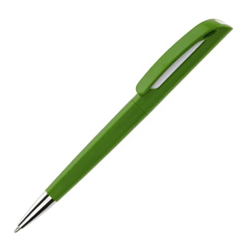 Branded Candy Ballpen with Green with a design from Total Merchandise