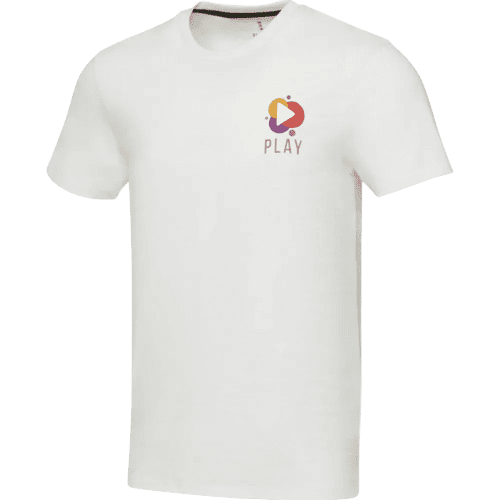 Customisable Avalite Short Sleeve Unisex Aware™ Recycled T-Shirt in White from Total Merchandise