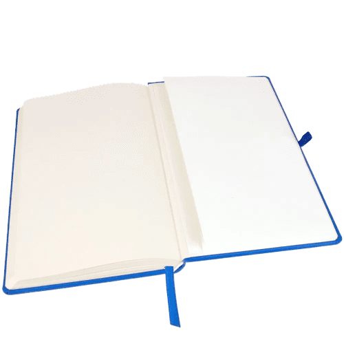Inside pages of the 12 week wellness journal as standard from Total Merchandise