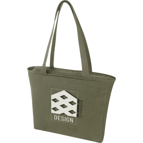 Printed Aware™ Weekender Recycled Tote Bag in Green printed with your logo from Total Merchandise