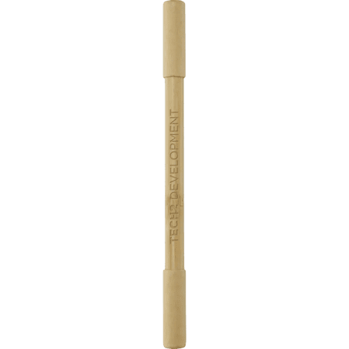 Personalisable Samambu Bamboo Duo Pen in Natural with your logo from Total Merchandise