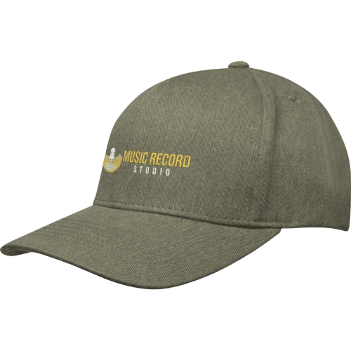 Personalisable Opal 6 panel Aware™ Recycled Cap in Green with your logo from Total Merchandise