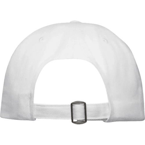 An image of the adjustable strap on the Opal 6 panel Aware™ Recycled Cap from Total Merchandise