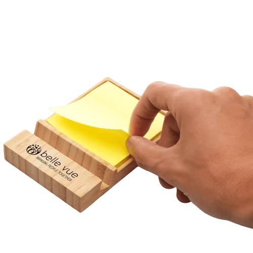 Promotional Bamboo 2-in-1 Phone Stand in Bamboo from Total Merchandise