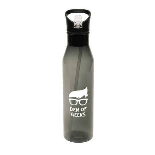Personalisable 800ml Rpet Cloud Bottle in Black printed with your logo from Total Merchandise