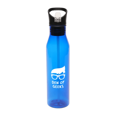 Custom Branded 800ml Rpet Cloud Bottle in Blue printed with your logo from Total Merchandise