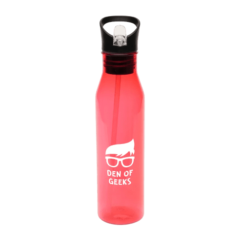 Customisable 800ml Rpet Cloud Bottle in Red printed with your logo from Total Merchandise