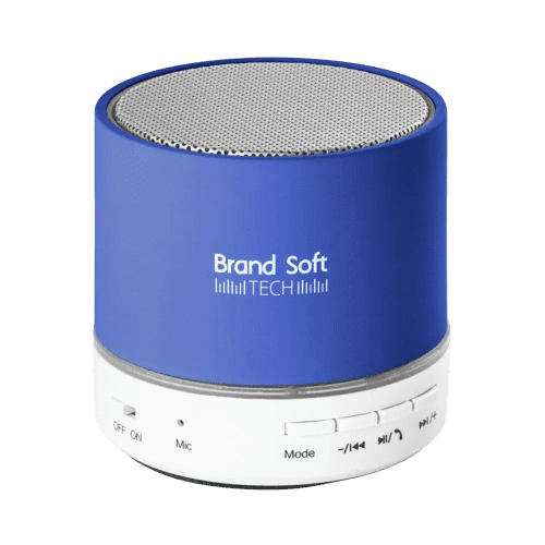 Promotional Perey ABS Speaker with Microphone in Royal Blue with your logo from Total Merchandise