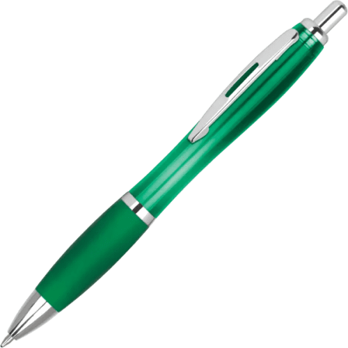 Promotional GRS Recycled Contour Ballpen in Green from Total Merchandise