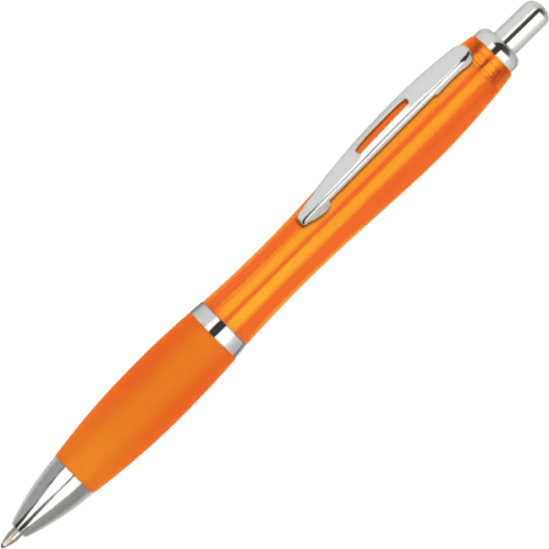 Personalised GRS Recycled Contour Ballpen in Orange from Total Merchandise