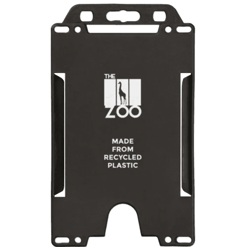 Promotional Portrait Pierre Recycled Plastic Card Holder from Total Merchandise