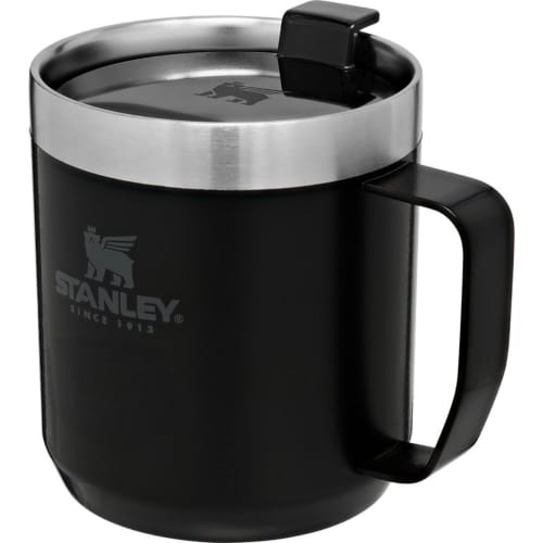 Promotional Stanley Classic 350ml Camp Mug in Black printed with your logo from Total Merchandise