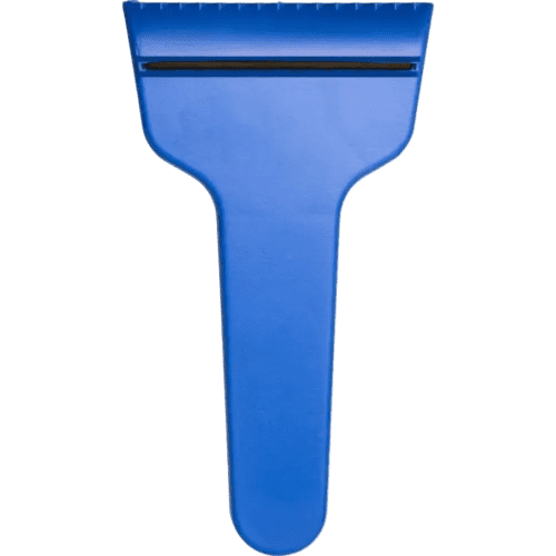 Personalised T-Shaped Recycled Plastic Ice Scraper in Blue from Total Merchandise