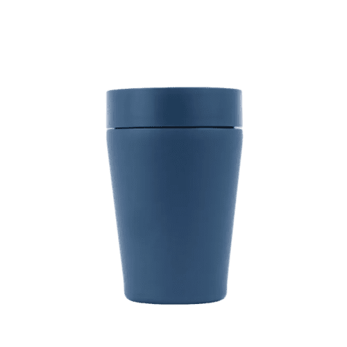 Custom Circular & Co 8oz Stainless Steel Travel Mug in Midnight Blue from Total Merchandise