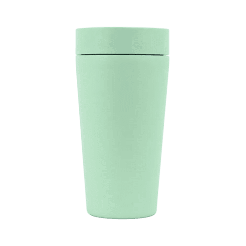 Promotional Circular & Co 12oz Stainless Steel Travel Mug in Seaglass Green from Total Merchandise