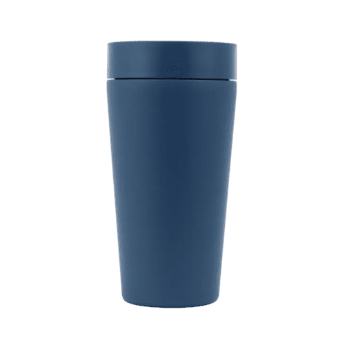 Printed Circular & Co 12oz Stainless Steel Travel Mug in Midnight Blue from Total Merchandise