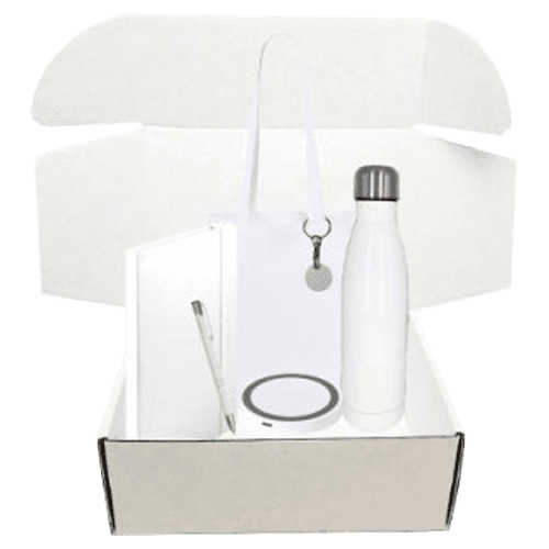 Promotional Ultra Merch Gift Set in Whitefrom Total Merchandise