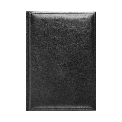 Personalisable Colombia A5 Weekly Diary in Black branded with your logo from Total Merchandise