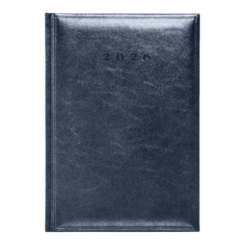 Customisable Colombia A5 Weekly Diary in Blue branded with your company logo from Total Merchandise