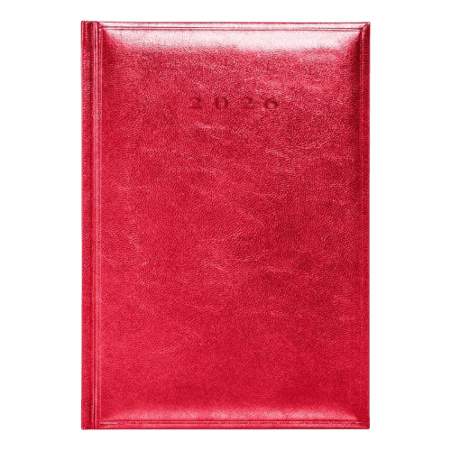 Promotional Colombia A5 Weekly Diary in Red branded with your company logo from Total Merchandise