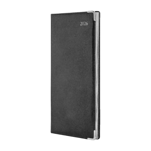 Logo Branded Colombia De Luxe Pocket Diary in Black with a design from Total Merchandise