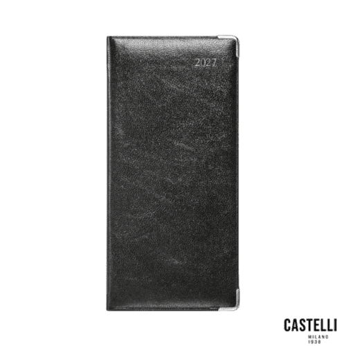 Logo Branded Colombia De Luxe Pocket Diary in Black with a design from Total Merchandise