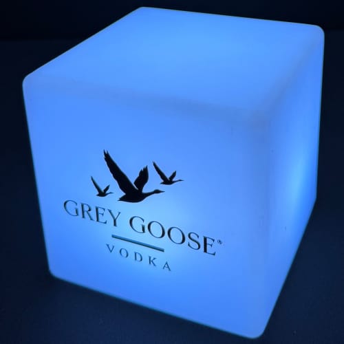 Branded 10cm LED Light Box with a design from Total Merchandise