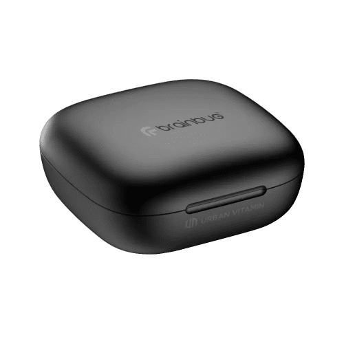 Case of the Urban Vitamin Lakewood Repairable Earbuds in Black with a design from Total Merchandise
