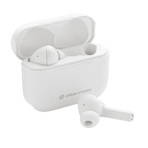 Branded Urban Vitamin Alamo ANC Earbuds in White from Total Merchandise