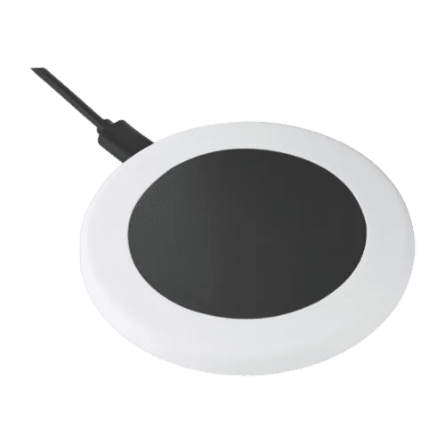Branded REEVES Wireless Charger in Black/White from Total Merchandise