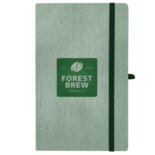 Personalisable A5 Ocean Waste Notebook branded with your logo from Total Merchandise