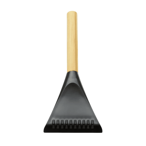 Personalisable Robyn Eco Ice Scraper in Black/Natural branded with your logo from Total Merchandise