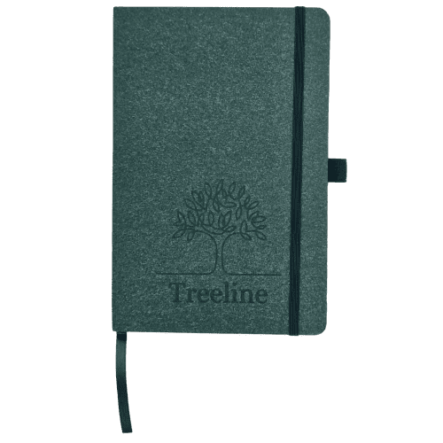 A5 Sustainable London Notebooks in Green