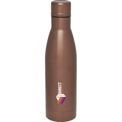 Promotional 500ml Recycled Stainless Steel Insulated Water Bottle in Bronze from Total Merchandise