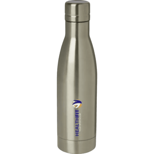 Promotional 500ml Recycled Stainless Steel Insulated Water Bottle in Titanium from Total Merchandise
