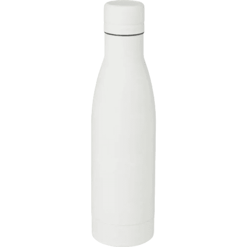 Printed 500ml Recycled Stainless Steel Insulated Water Bottle in White from Total Merchandise