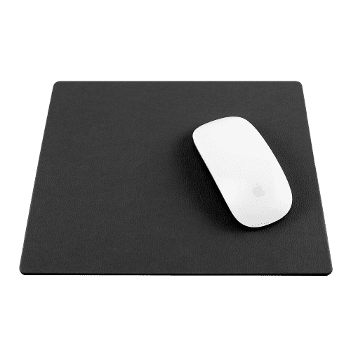 Promotional Como Recycled Mouse Mats in Black with a design from Total Merchandise
