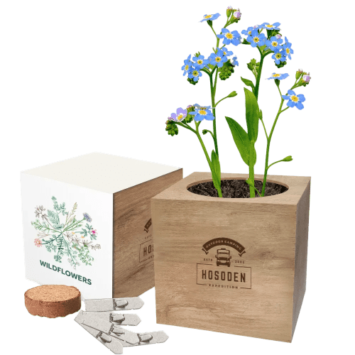 Promotional Express Desktop Cube Gardens with a design from Total Merchandise