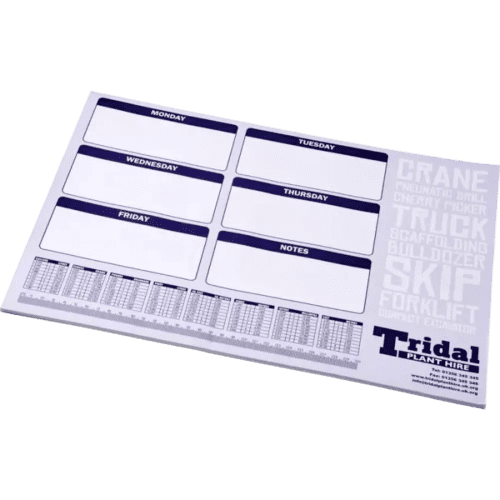 Company branded desk pads for business gifts