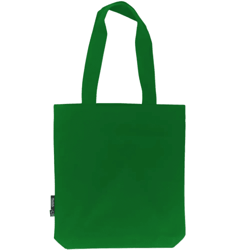 Custom printed Neutral Fairtrade Organic Twill Bag in Green from Total Merchandise