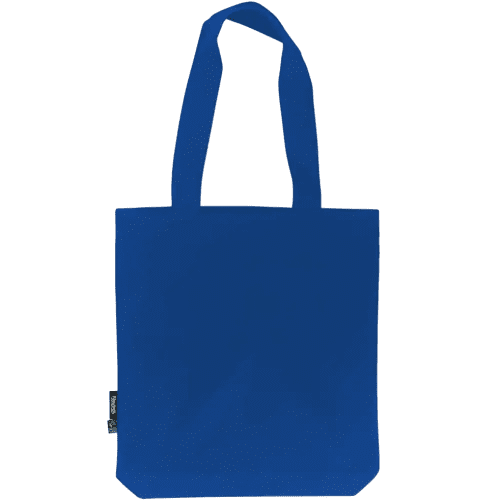 Custom Neutral Fairtrade Organic Twill Bag in Royal Blue from Total Merchandise