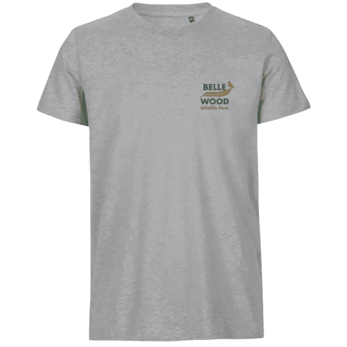 Custom printed Neutral Tiger Cotton T-Shirts in Sport Grey with a design from Total Merchandise