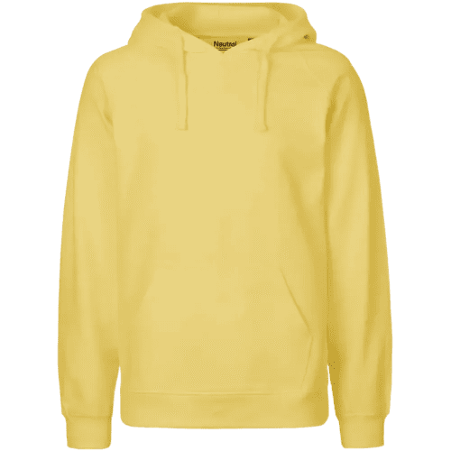 Promotional Mens Neutral Fairtrade Organic Hoodie in Dusty Yellow from Total Merchandise