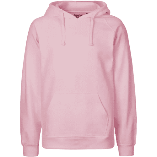 Branded Mens Neutral Fairtrade Organic Hoodie in Light Pink from Total Merchandise