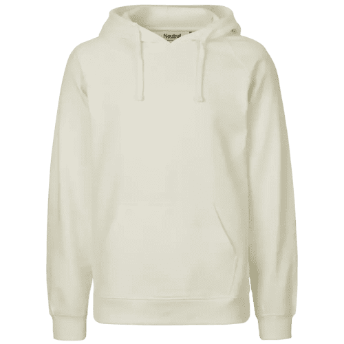 Promotional Mens Neutral Fairtrade Organic Hoodie in Natural from Total Merchandise
